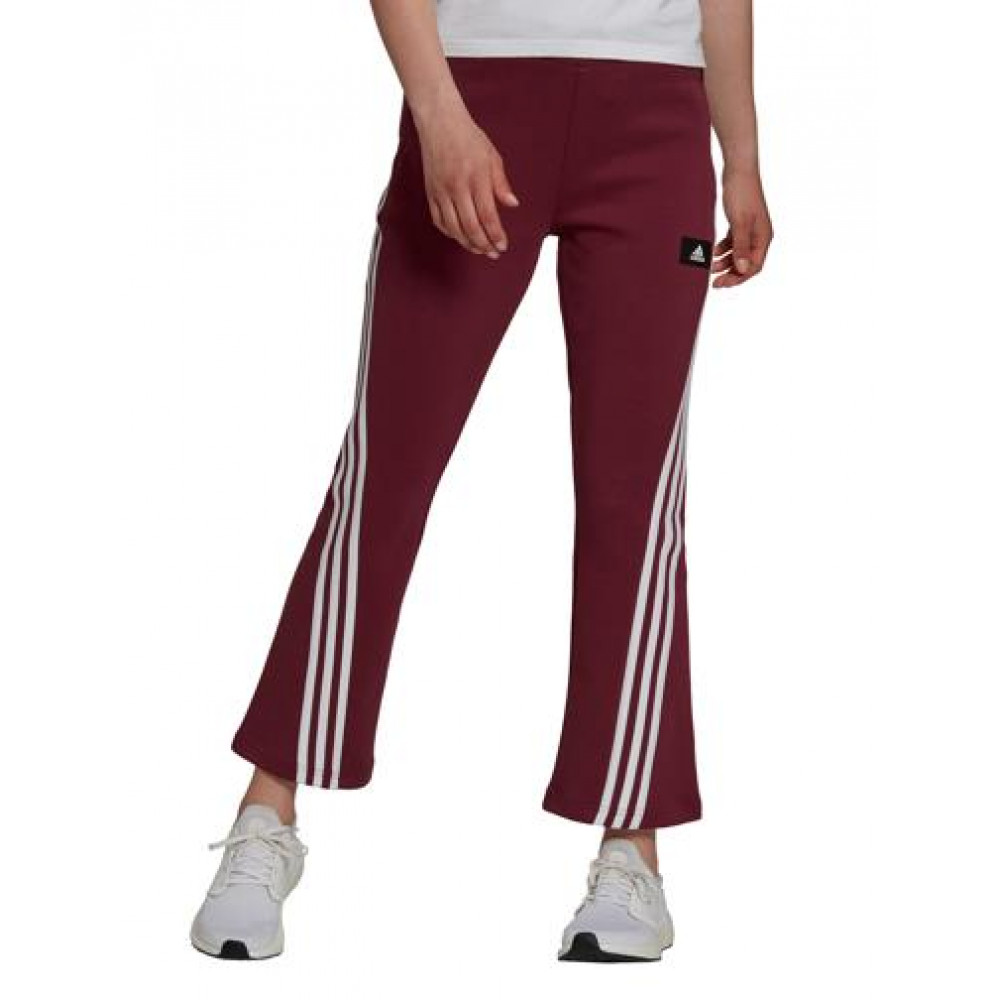 Adidas Sportswear Future Icons 3-Stripes Flare Pants - Victory Crimson