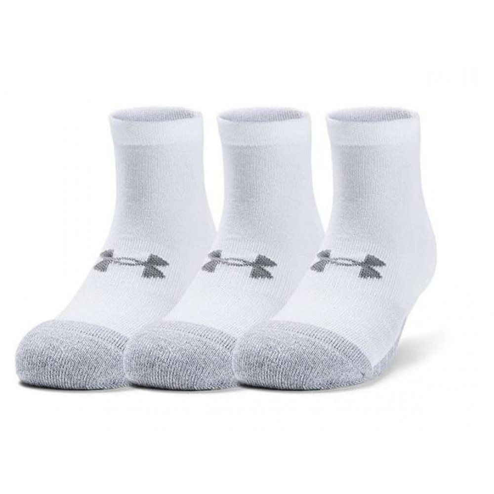 Under Armour HeatGear LOCUT Socks - WHITE