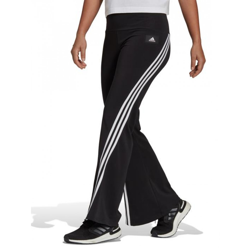 Adidas Sportswear Future Icons 3-Stripes Flare Pants - BLACK/WHITE