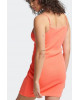 Superdry SDCD CODE ESSENTIAL STRAPPY DRESS - HYPER FIRE CORAL
