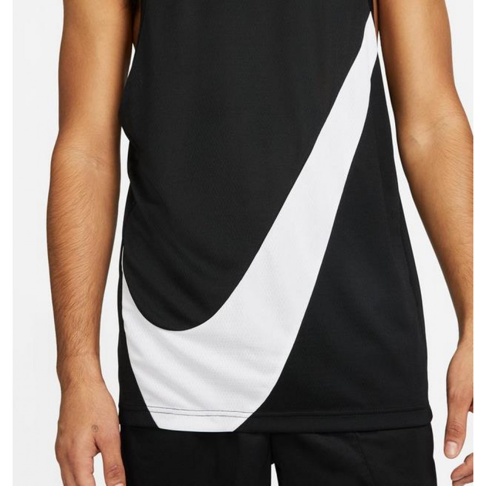 Nike Dri-FIT Mens Basketball Crossover Jersey - BLACK