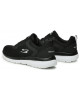 Skechers Engineered Mesh Lace-Up W - BLACK