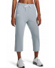 Under Armour Rival Terry Flare Crop Pant - GREY