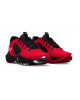 Under Armour Pre-School Lockdown 6 Basketball Shoes - BLACK/RED