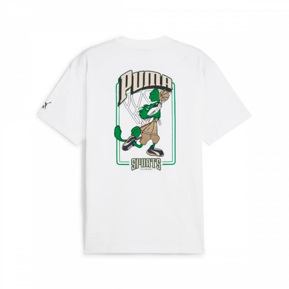 PUMA TEAM FOR THE FANBASE Graphic Tee - White