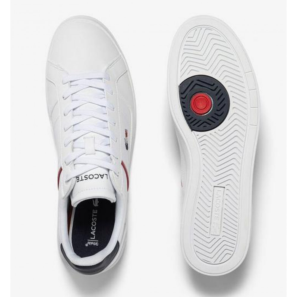Lacoste EUROPA PRO ΤΡΙ - WHITE/NAVY/RED