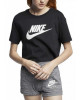 Nike SPORTSWEAR TEE ESSENTIAL CROP ICON - BLACK/WHITE