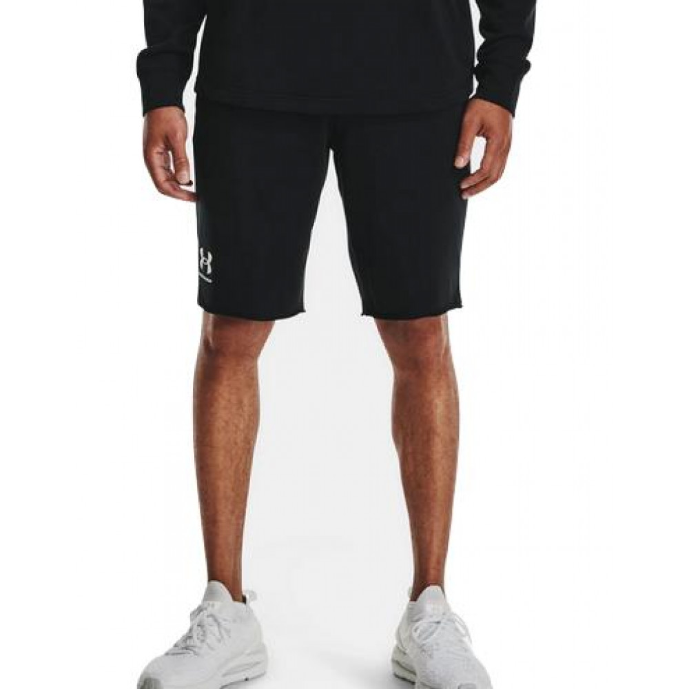 Under Armour RIVAL TERRY SHORTS - BLACK